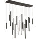 Santana LED 10 inch Black Chandelier Ceiling Light