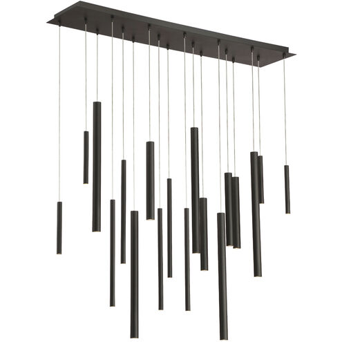 Santana LED 10 inch Black Chandelier Ceiling Light