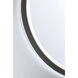 Artell 32 inch Brushed Black LED Mirror