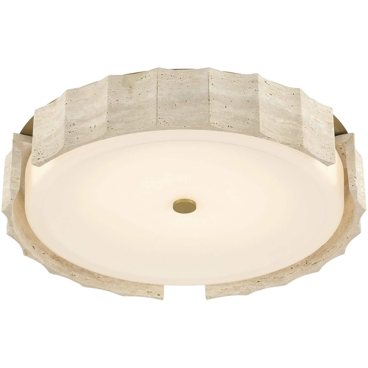 Roslington LED 23.75 inch Gold Flush Mount Ceiling Light