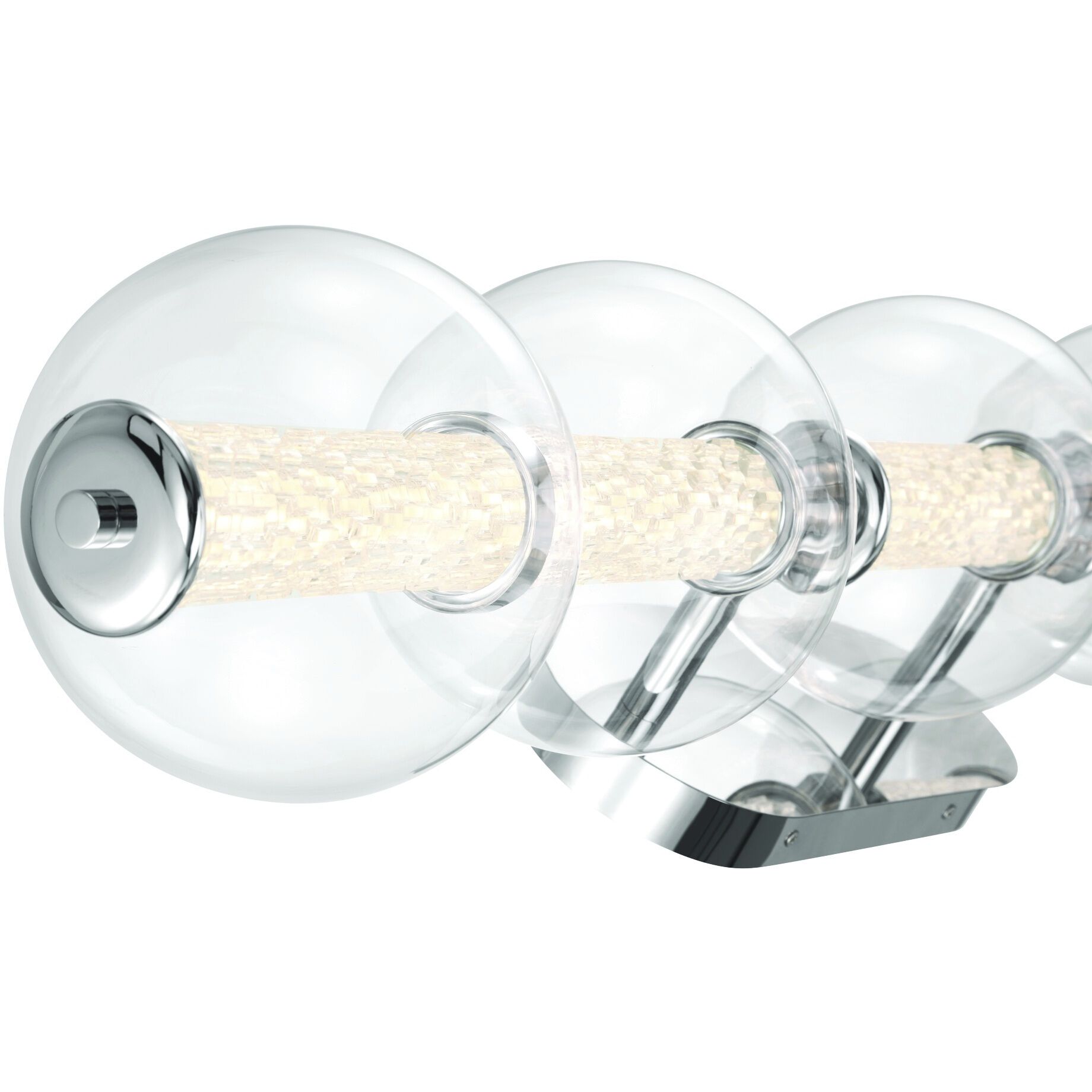 Atomo 5 Light 38 inch Chrome Vanity Light Wall Light