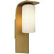 Colonne 1 Light 20 inch Gold Outdoor Wall Sconce