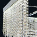 Rossi LED 9 inch Chrome Chandelier Ceiling Light