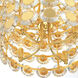 Perrene 24 Light 31.5 inch Gold Chandelier Ceiling Light