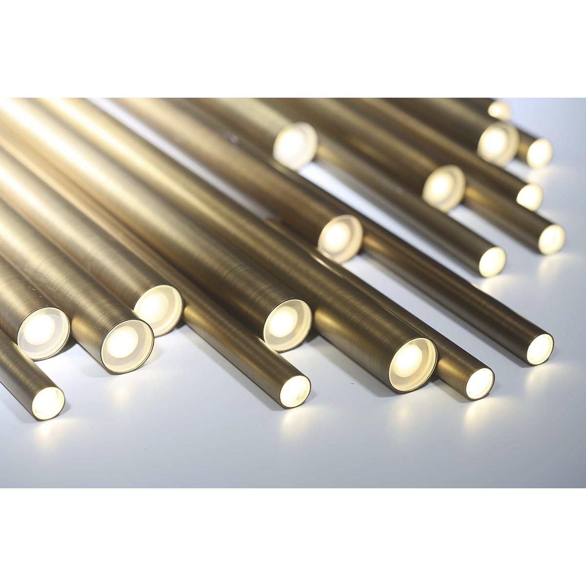 Santana LED 10 inch Satin Nickel Chandelier Ceiling Light