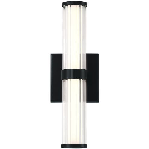 Fayton 1 Light 14 inch Black Outdoor Wall Sconce