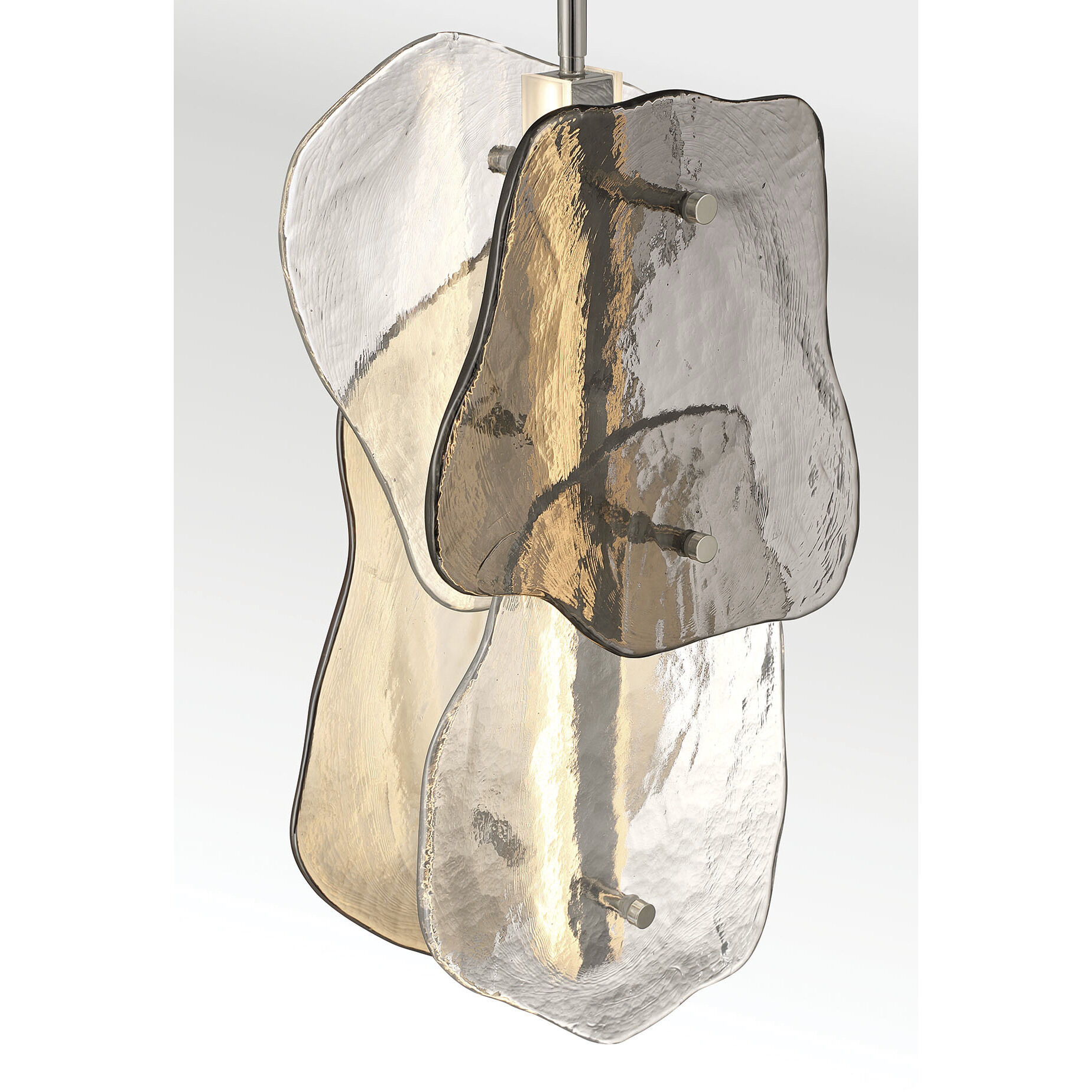 Grotto LED 8 inch Polished Nickel Pendant Ceiling Light
