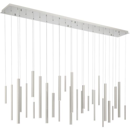 Santana LED 10 inch Satin Nickel Chandelier Ceiling Light