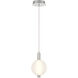 Palmas 1 Light 6 inch Polished Nickel Mini Pendant Ceiling Light
