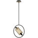 Seamore 1 Light 5 inch Black Pendant Ceiling Light, Small