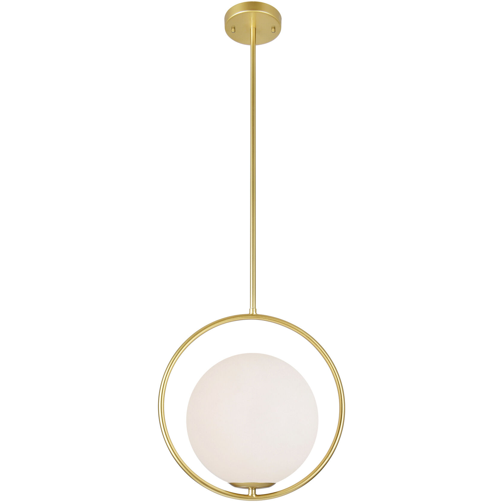 Celeste LED 14 inch Medallion Gold Down Mini Pendant Ceiling Light