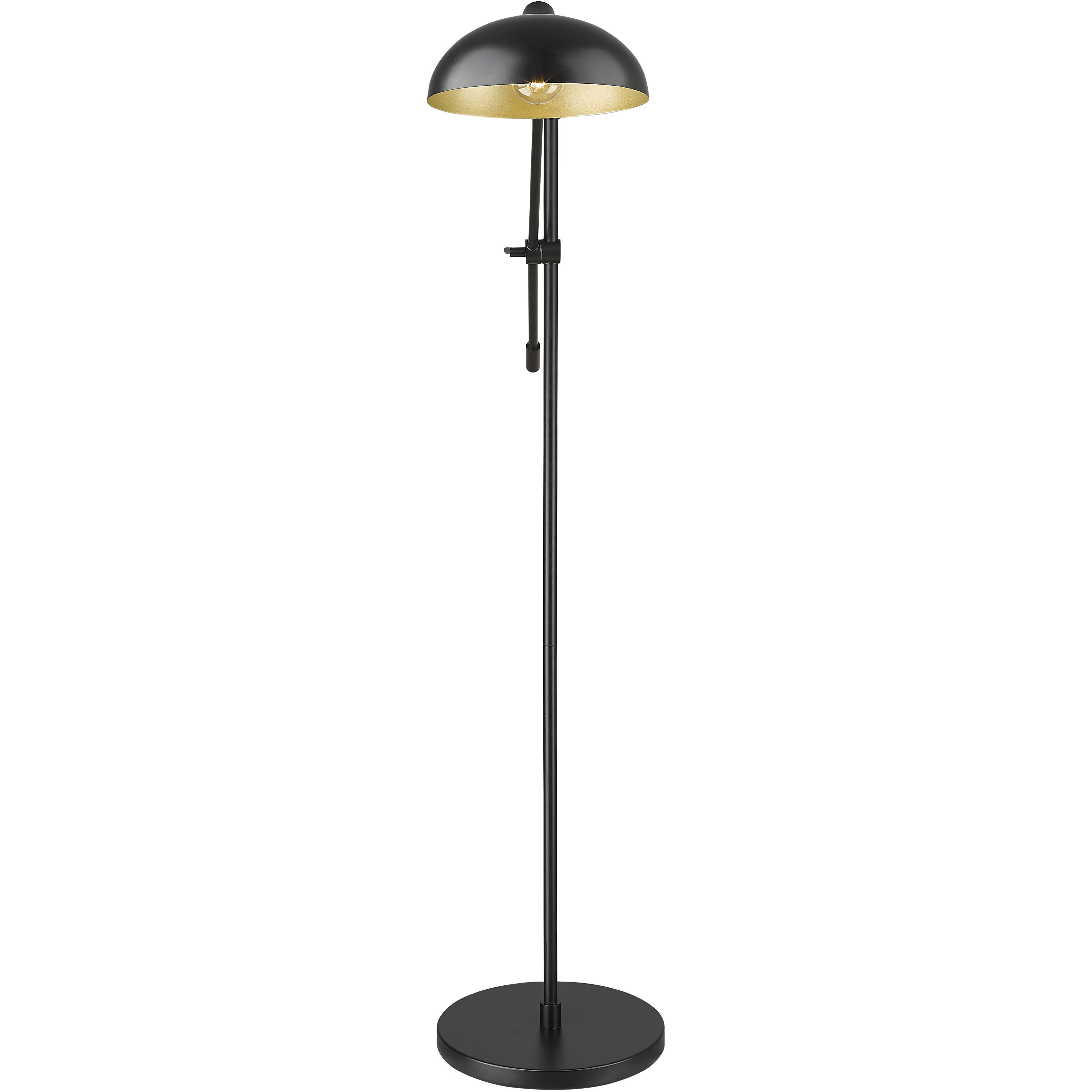 Bellamy 52 inch 100.00 watt Matte Black Floor Lamp Portable Light