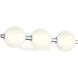 Palmas 3 Light 22.5 inch Polished Nickel Vanity Light Wall Light