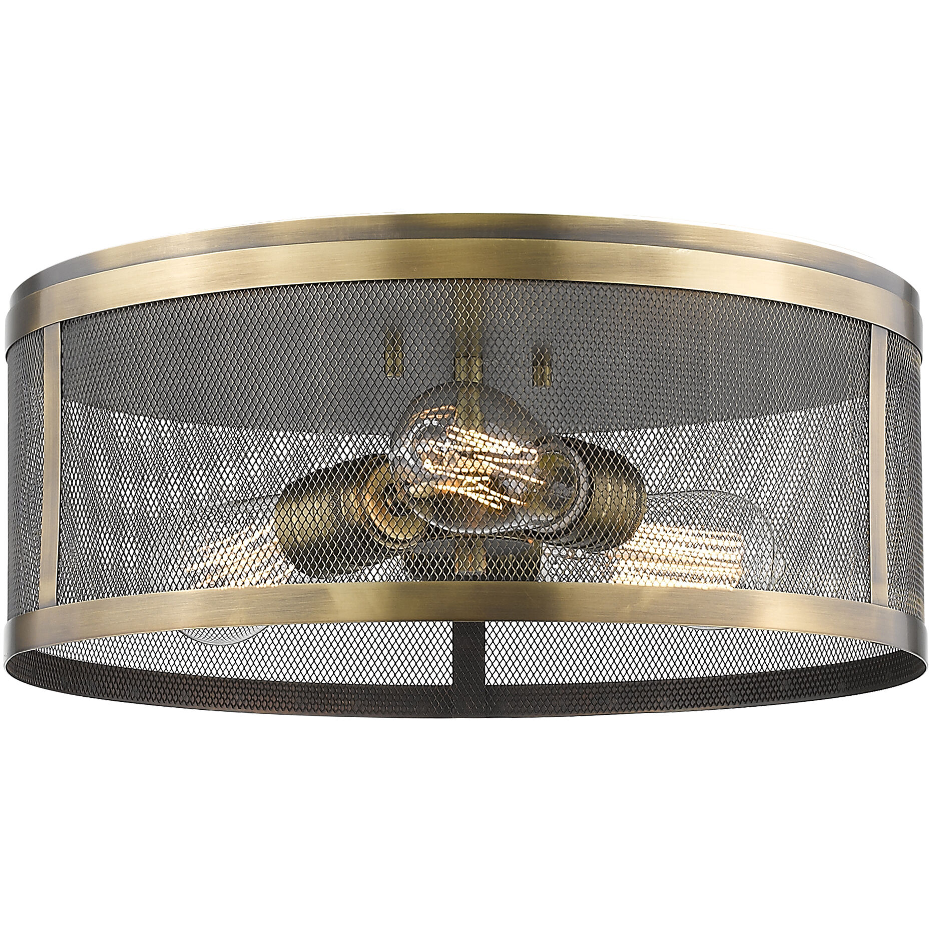Meshsmith 3 Light 14.88 inch Flush Mount