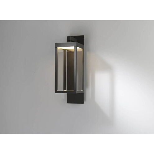 Ontario LED 15 inch Graphite Grey Outdoor Wall Mount 