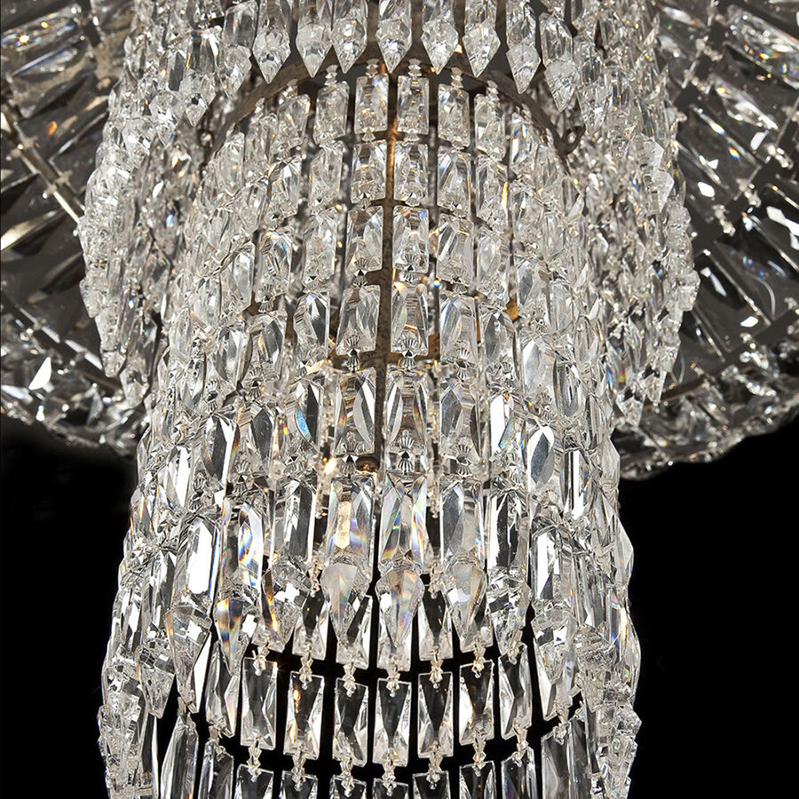 EuroFase 25649-017 Rosalia 9 Light 16 inch Antique Silver