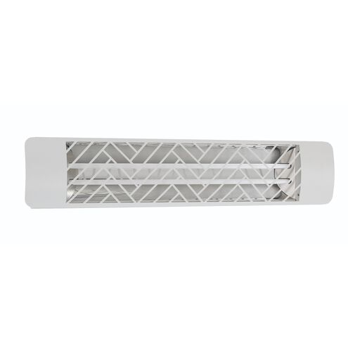 EF40 Series 9 X 8 inch White Electric Patio Heater in Clover