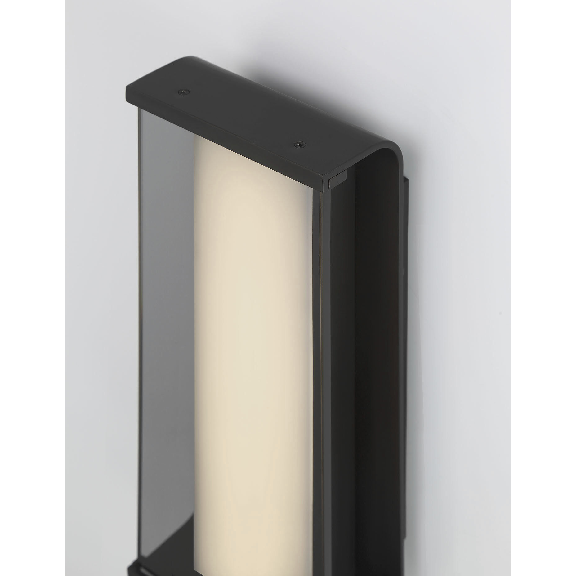 Dulton LED 14 inch Matte Black Outdoor Wall Sconce