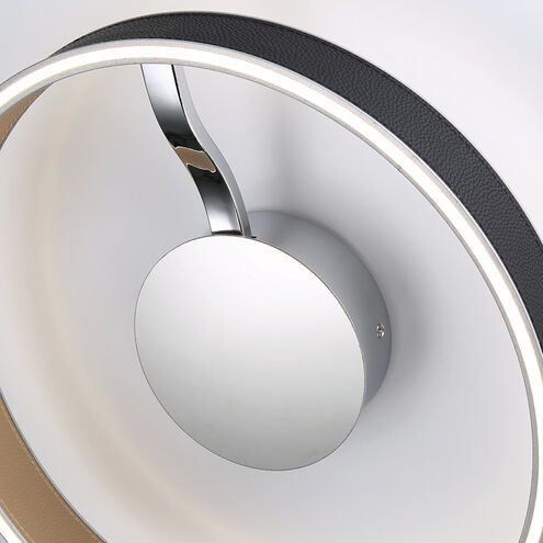 Verdura LED 15 inch Black Flush Mount Ceiling Light