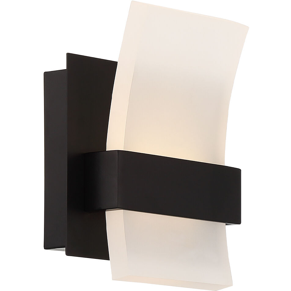 Cambridge LED 6.25 inch Black Vanity Light Wall Light