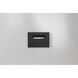Peek 4 watt Black Outdoor Step Light