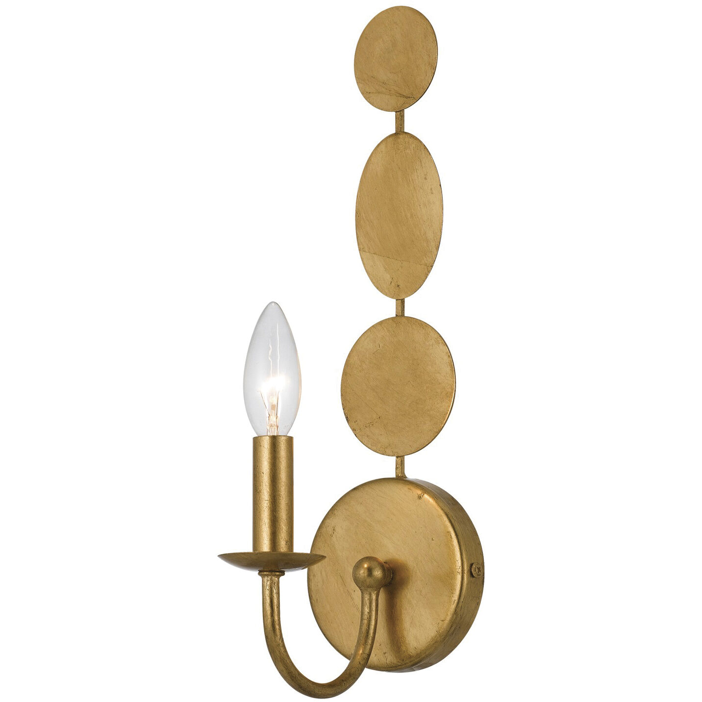 Layla Bath Sconce Wall Light in Antique Gold