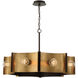 Metallo 8 Light 30 inch Bronze Chandelier Ceiling Light