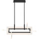 Inizio LED 5.5 inch Black Chandelier Ceiling Light