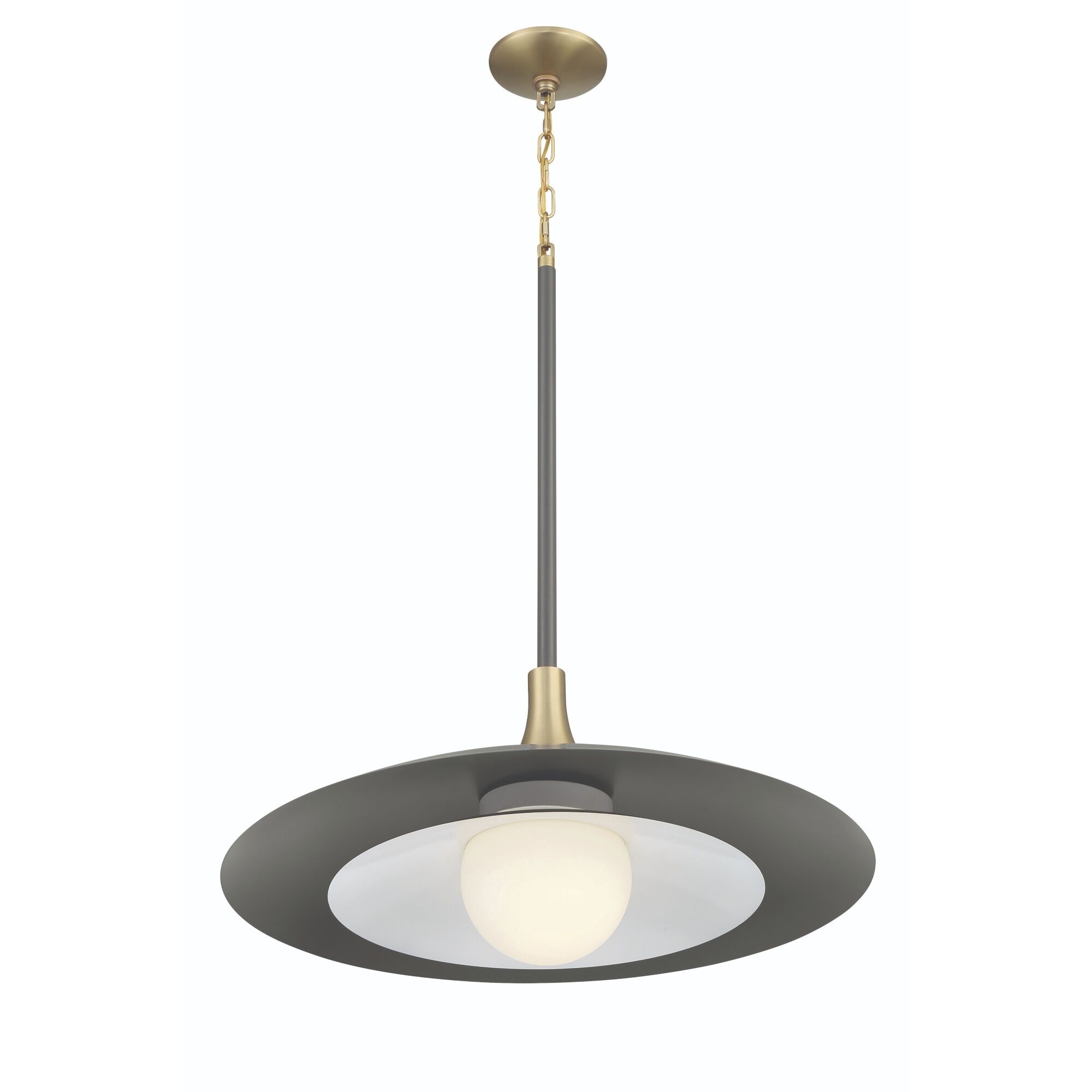 Welsh LED 24 inch Grey Pendant Ceiling Light
