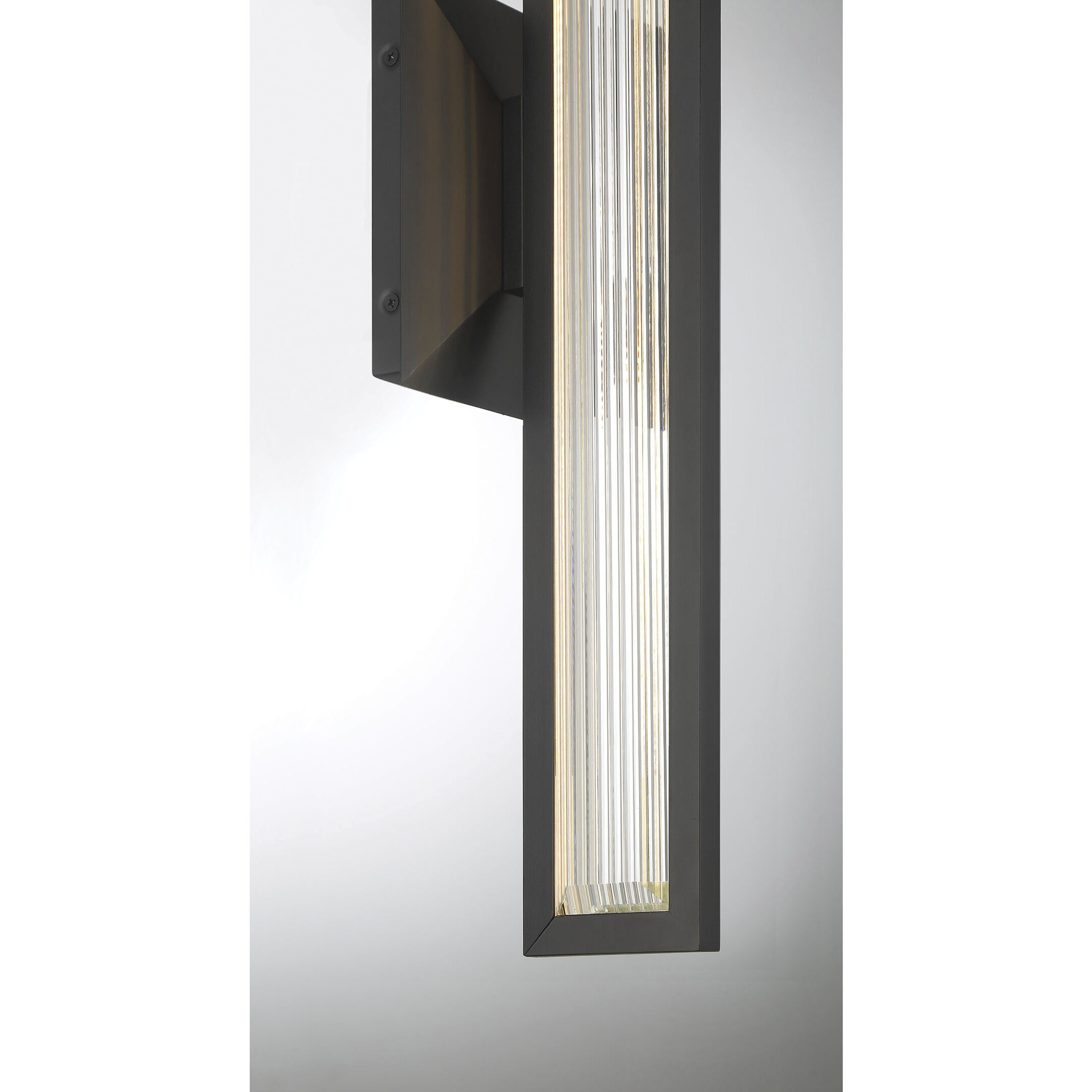 Aelin LED 18 inch Matte Black Outdoor Wall Sconce