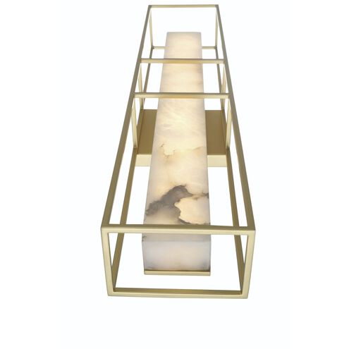 Blakley LED 24 inch Gold Outdoor Wall Sconce, Both Indoor/Outdoor