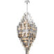 Altesa 68 Light 34 inch Chrome Chandelier Ceiling Light
