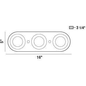 Nymark LED 5 inch White Ceiling Flush Mount Ceiling Light