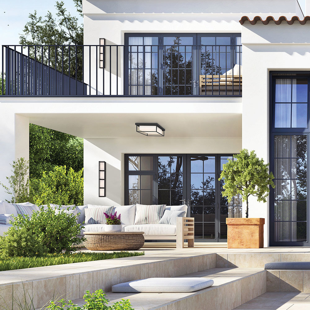 Tamar LED 26 inch Black ADA Sconce Wall Light