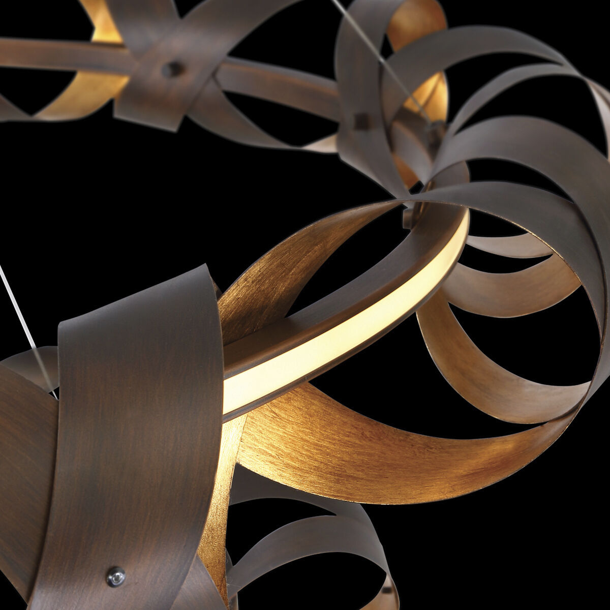 Banderia LED 3.5 inch Bronze and Gold Pendant Ceiling Light