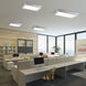 Mac LED 25 inch White Flush Mount Ceiling Light