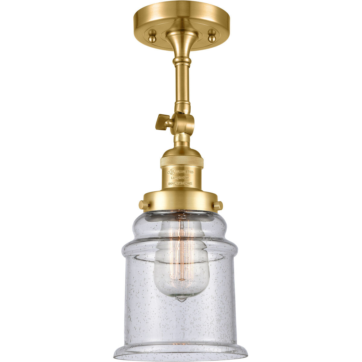 Franklin Restoration Canton 1 Light 6.00 inch Semi-Flush Mount