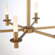 Torna LED 27.5 inch Black Chandelier Ceiling Light