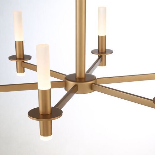 Torna LED 27.5 inch Black Chandelier Ceiling Light