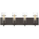 Pista LED 26 inch Bronze Vanity Light Wall Light
