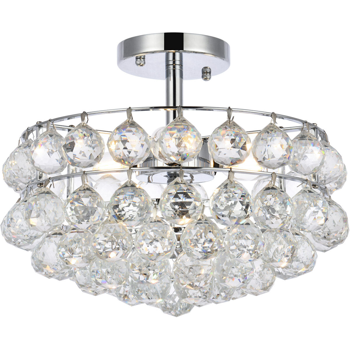 Savannah 3 Light 14.00 inch Flush Mount