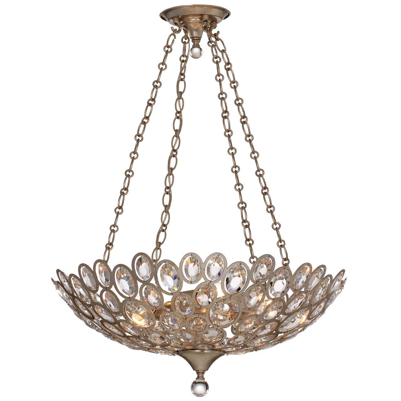 Sterling 5 Light 24.25 inch Distressed Twilight Chandelier Ceiling Light