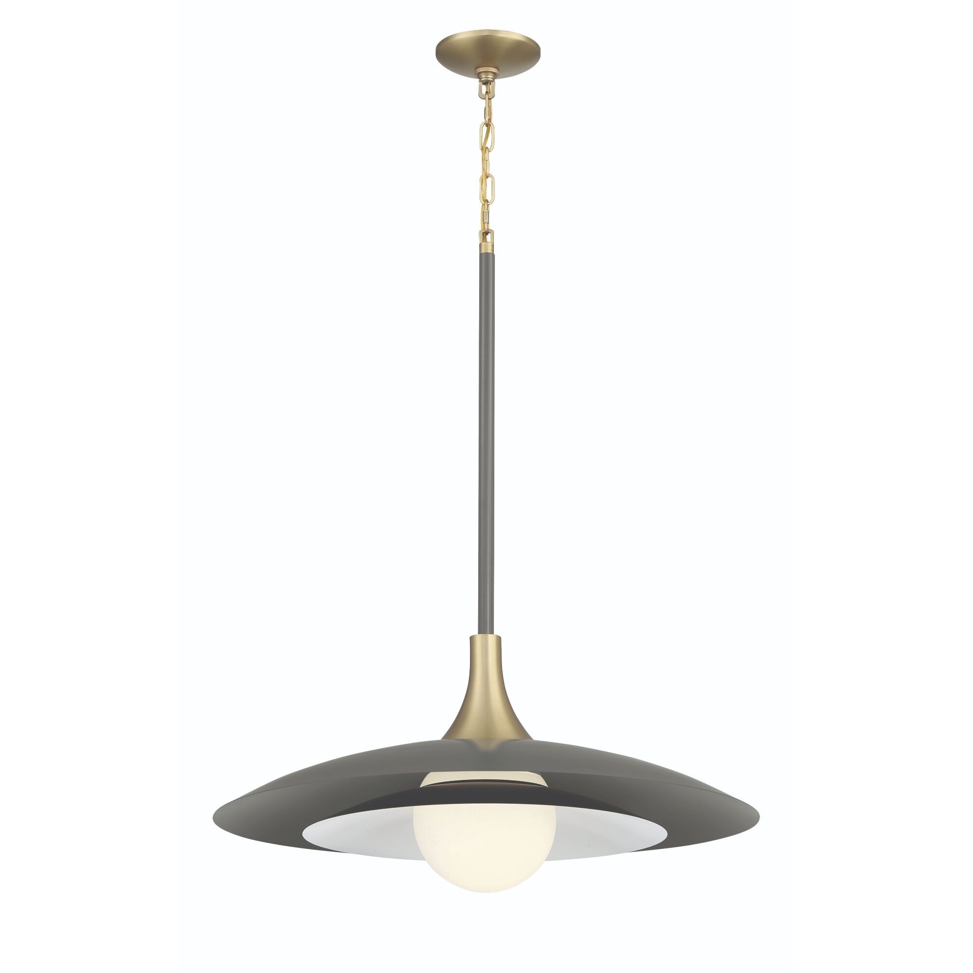 Welsh LED 24 inch Grey Pendant Ceiling Light