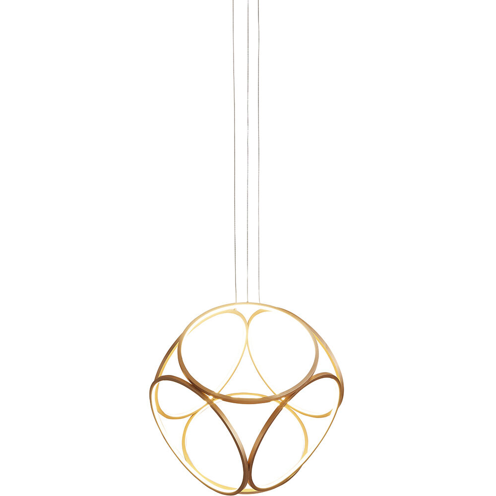 Glenview LED 24 inch Gold Pendant Ceiling Light, Small