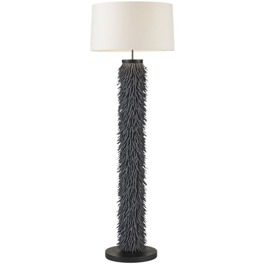 Aukland 150.00 watt Matte Blue Gray Floor Lamp Portable Light