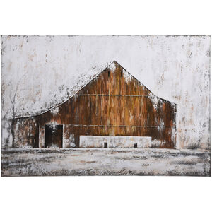 Aged Barnhouse Multi-Color Canvas Wall Art