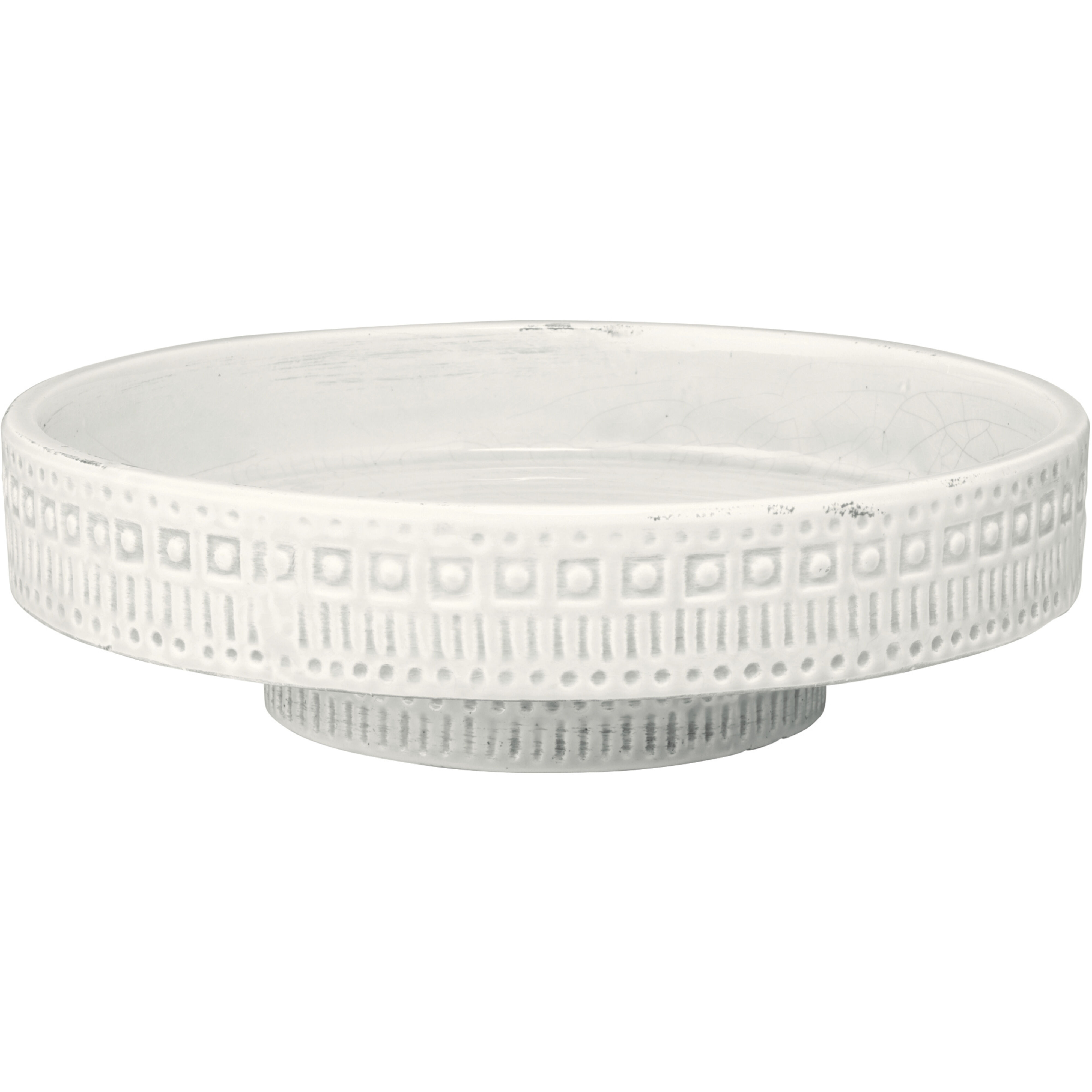 Coco 13 X 13 inch White Ceramic Pedestal