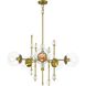 Traiton 5 Light 36 inch Gold Chandelier Ceiling Light