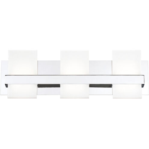 Cambridge LED 21.25 inch Chrome Vanity Light Wall Light