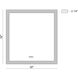 Odessa 32 X 32 inch Mirror LED Mirror